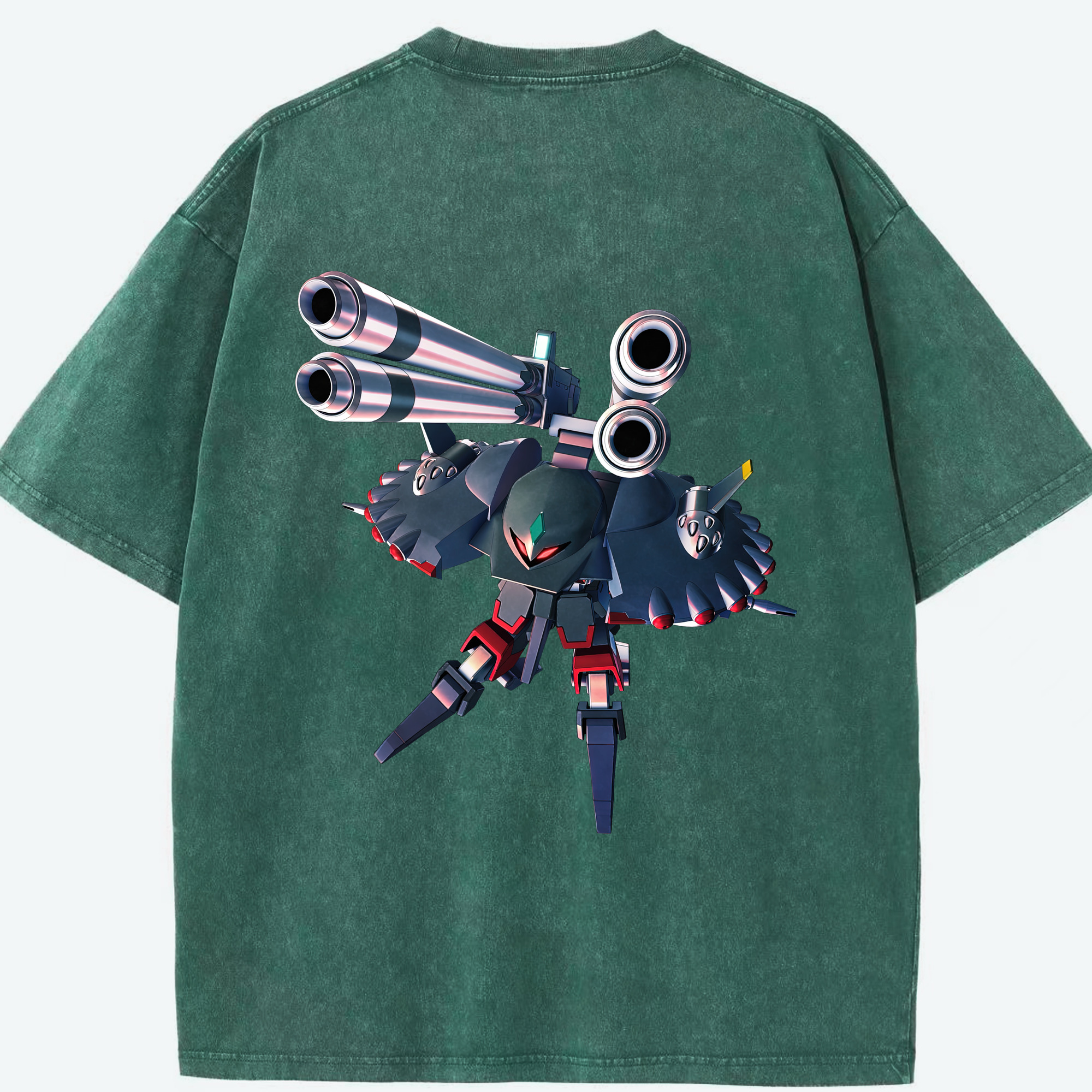 （画像用） 機動戦士ガンダム Mobile Suit Gundam 綿100% ヴィンテージ風 半袖Tシャツ（背面プリント）
